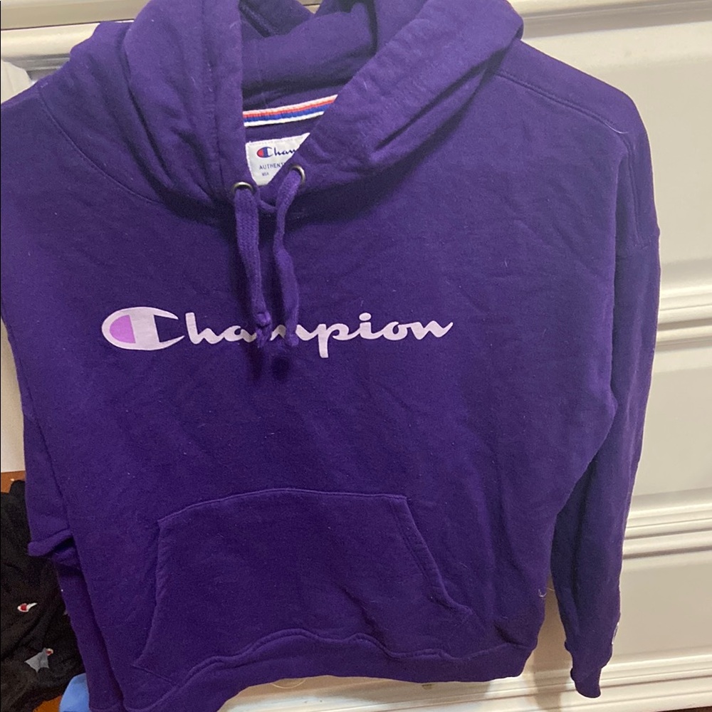 Champion Purple Hoodie